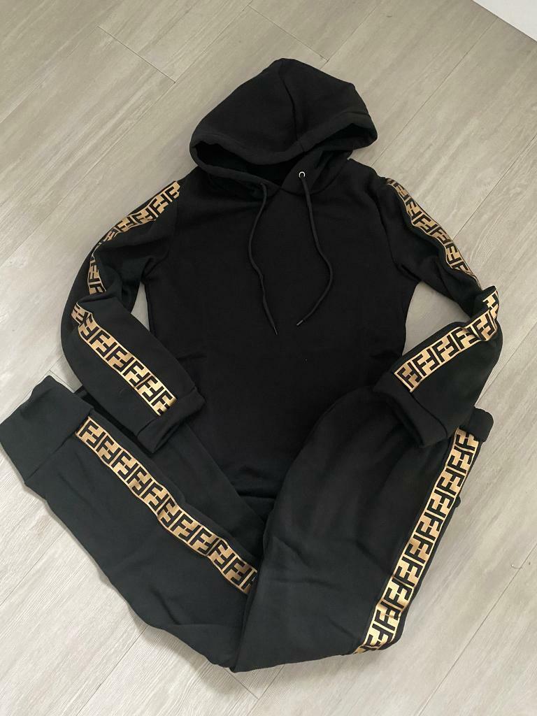 fendi tracksuit black